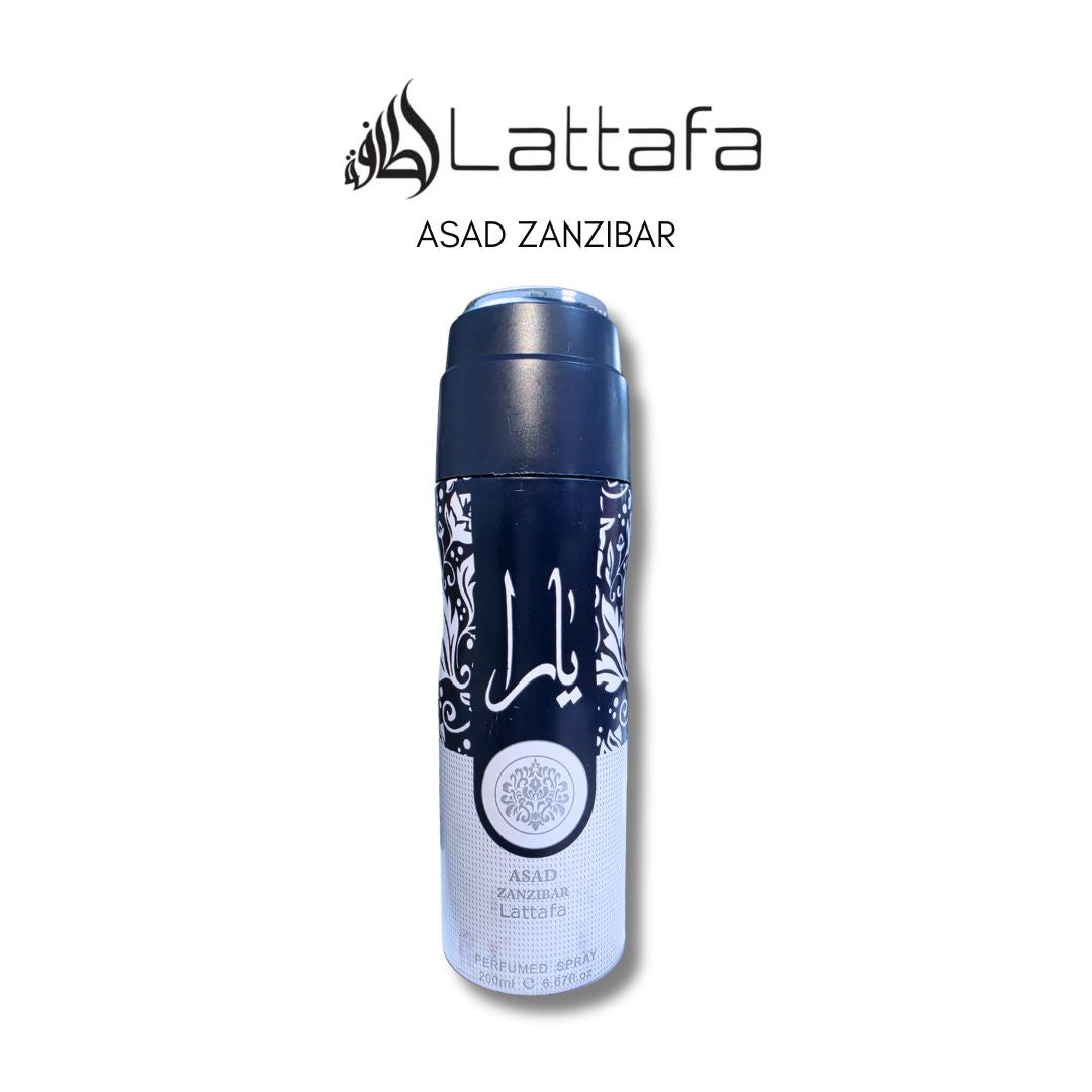 SPRAY CORPORAL ASAD ZANZIBAR 200ML (MASCULINO)
