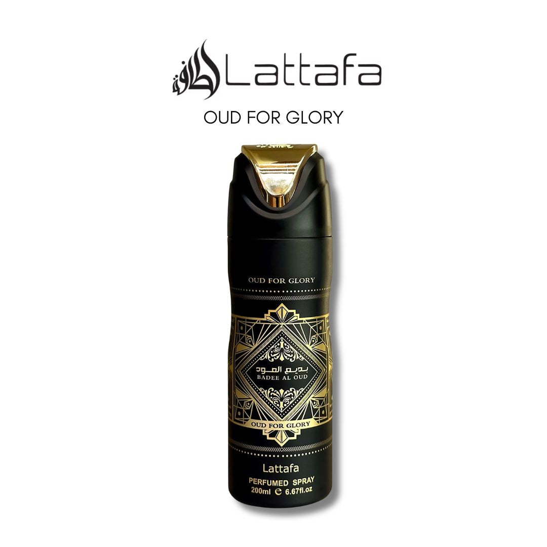 SPRAY CORPORAL LATTAFA OUD FOR GLORY 200ML (MASCULINO)
