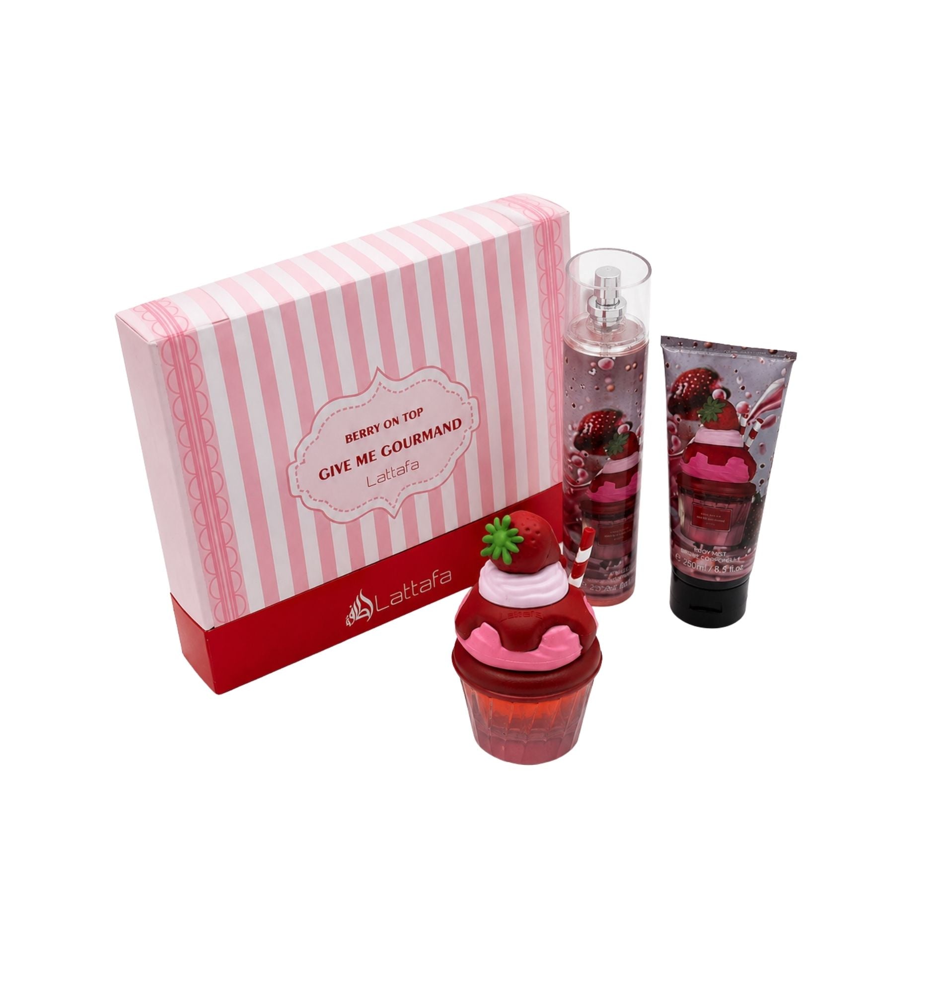 KIT CREMA + SPLAS + PERFUME BERRY ON TOP (FEMENINO)