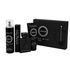 KIT CREMA + SPLAHS + PERFUME CLUB DE NUIT+ PERFUME 30 ML (MASCULINO)