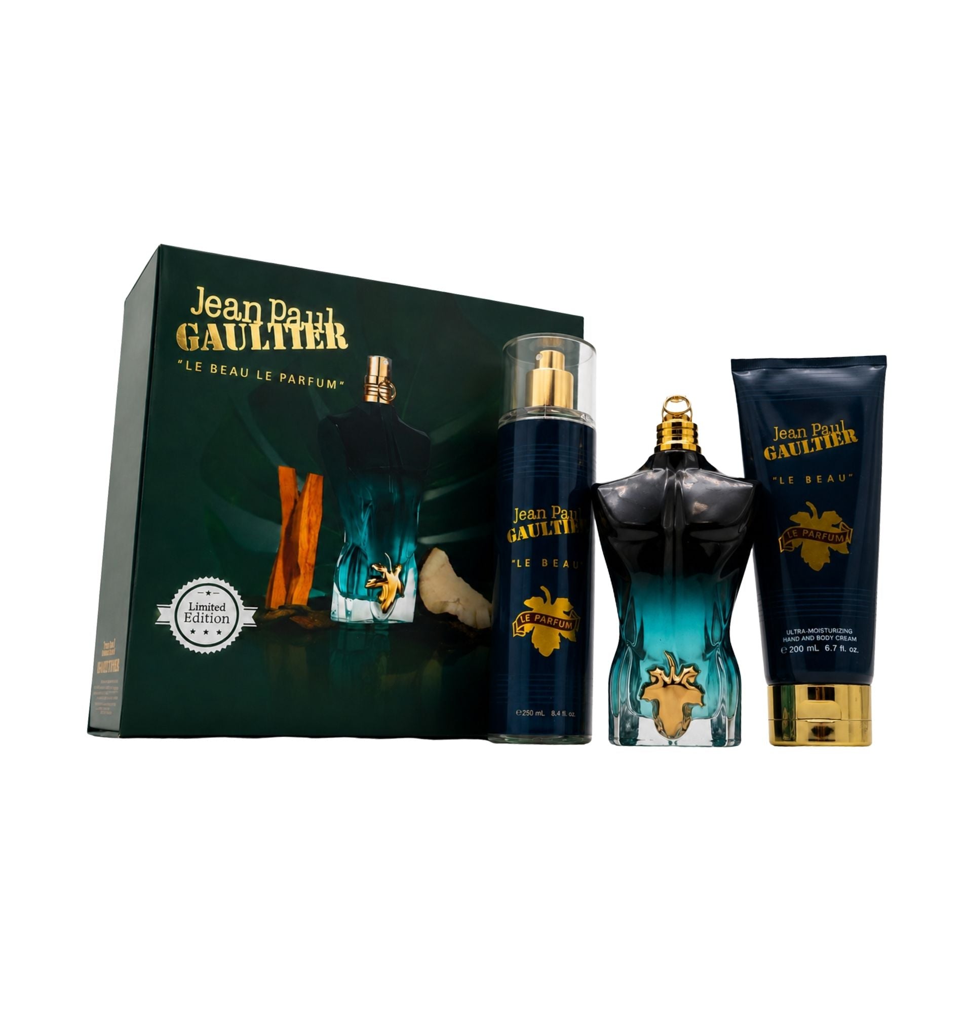 KIT CREMA + SPLAHS + PERFUME LE BEAU PARFUM (MASCULINO)