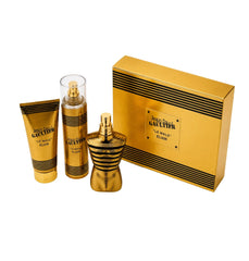 KIT CREMA + SPLAHS + PERFUME LE MALE ELIXIR (FEMENINO)
