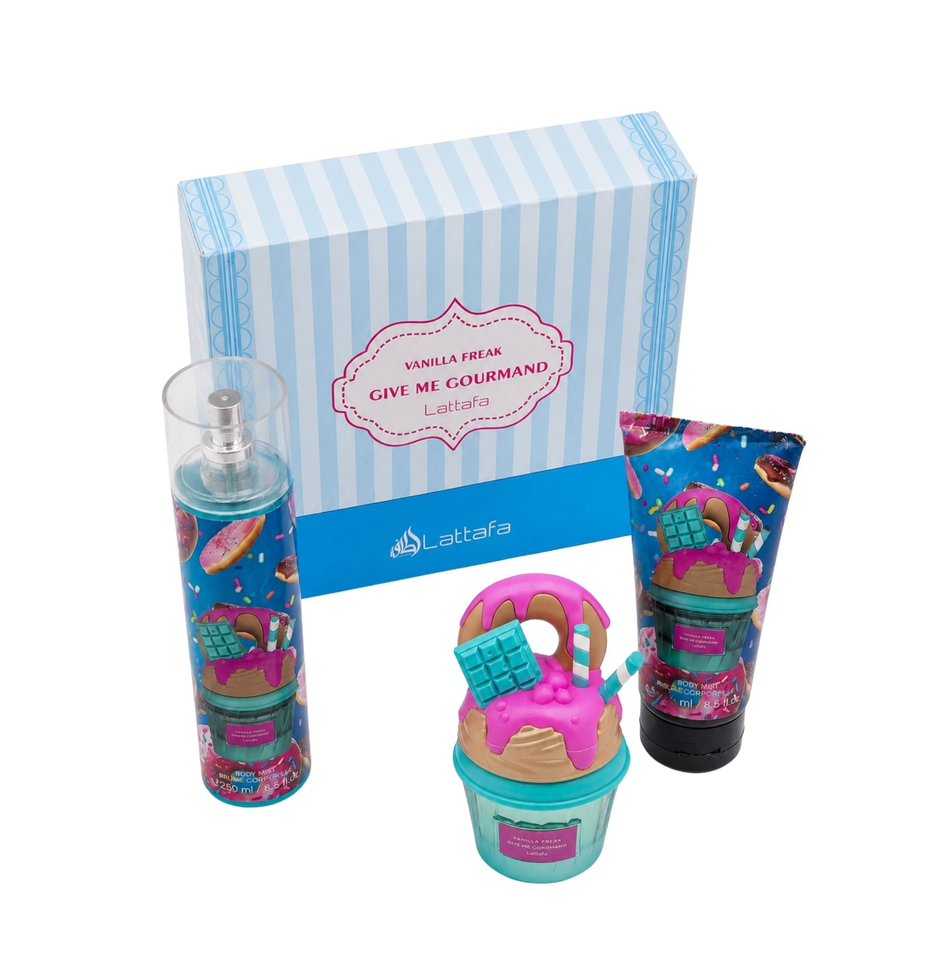 KIT CREMA + SPLAHS + PERFUME VAINILLA FREAK (UNISEX)