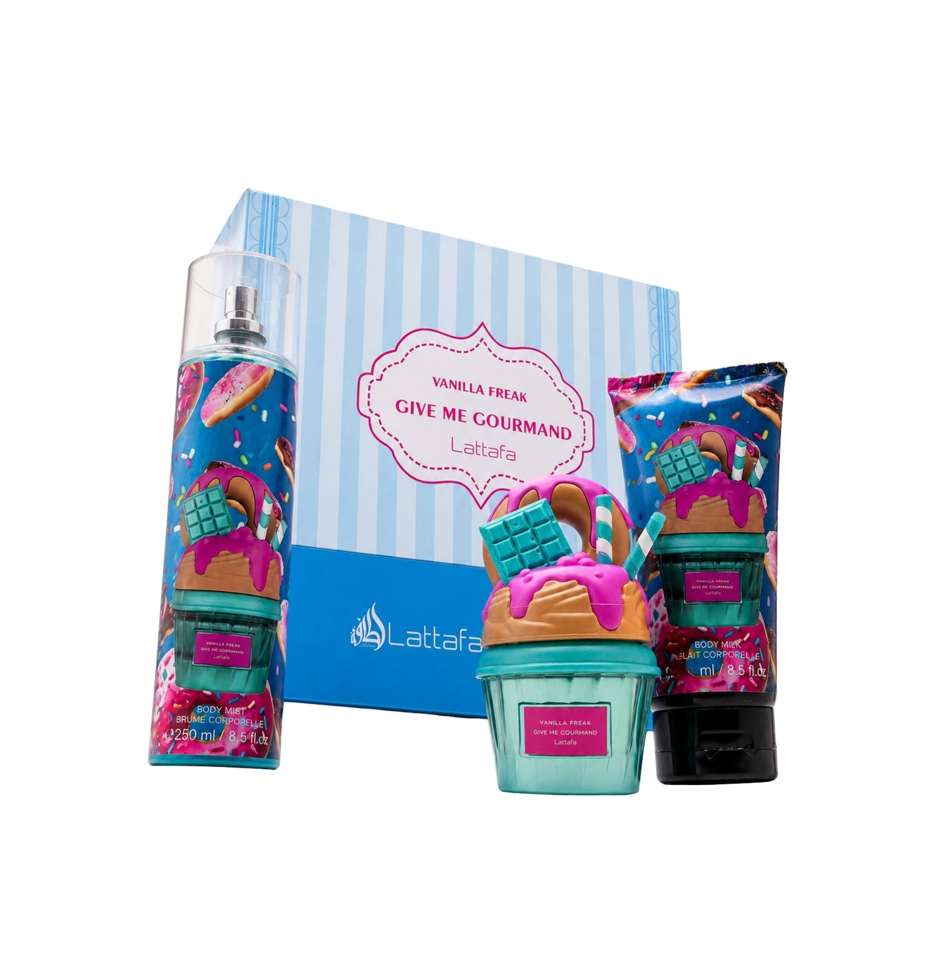 KIT CREMA + SPLAHS + PERFUME VAINILLA FREAK (UNISEX)