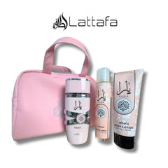 SET BOLSO + CREMA + PERFUME 60 ML + YARA (FEMENINO)